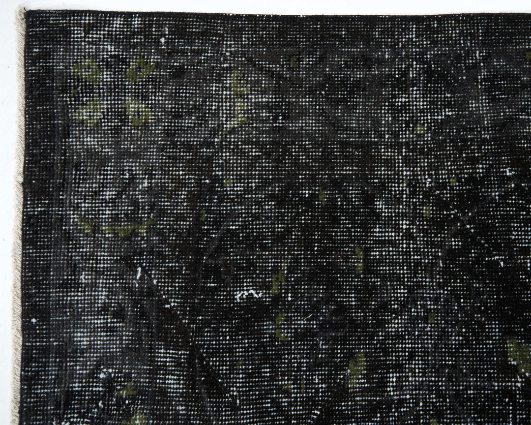 Black Oushak Rug 9' 3" x 5' 5" | No. VR16419