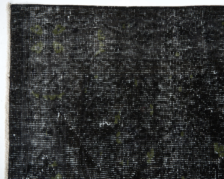 Black Oushak Rug 9' 3" x 5' 5" | No. VR16419