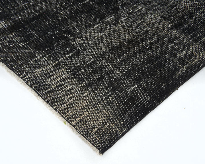 Black Vintage Turkish Rug 9' 2" x 5' 4" | No. VR47166