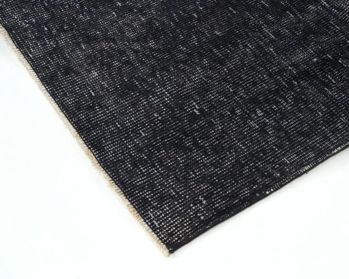 Black Oushak Rug 4' 8" x 8' 5" | No. VR45808