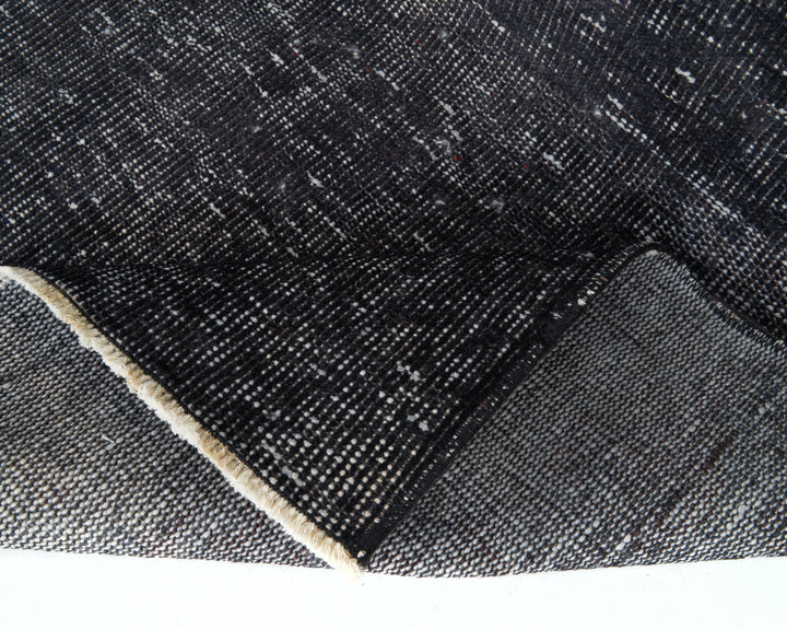 Black Oushak Rug 4' 8" x 8' 5" | No. VR45808