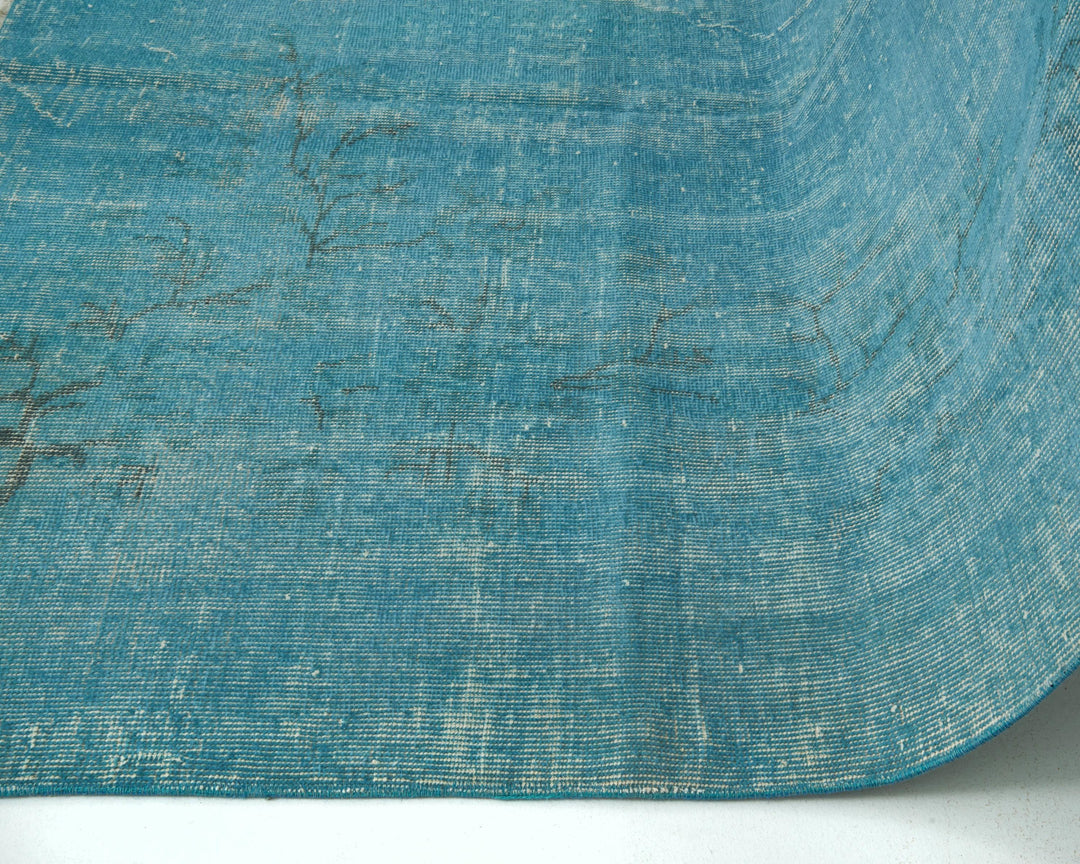 Turquoise Oushak Rug 8' 2" x 5' 9" | No. VR39075