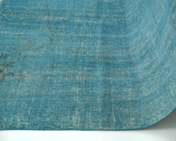 Turquoise Oushak Rug 8' 2" x 5' 9" | No. VR39075