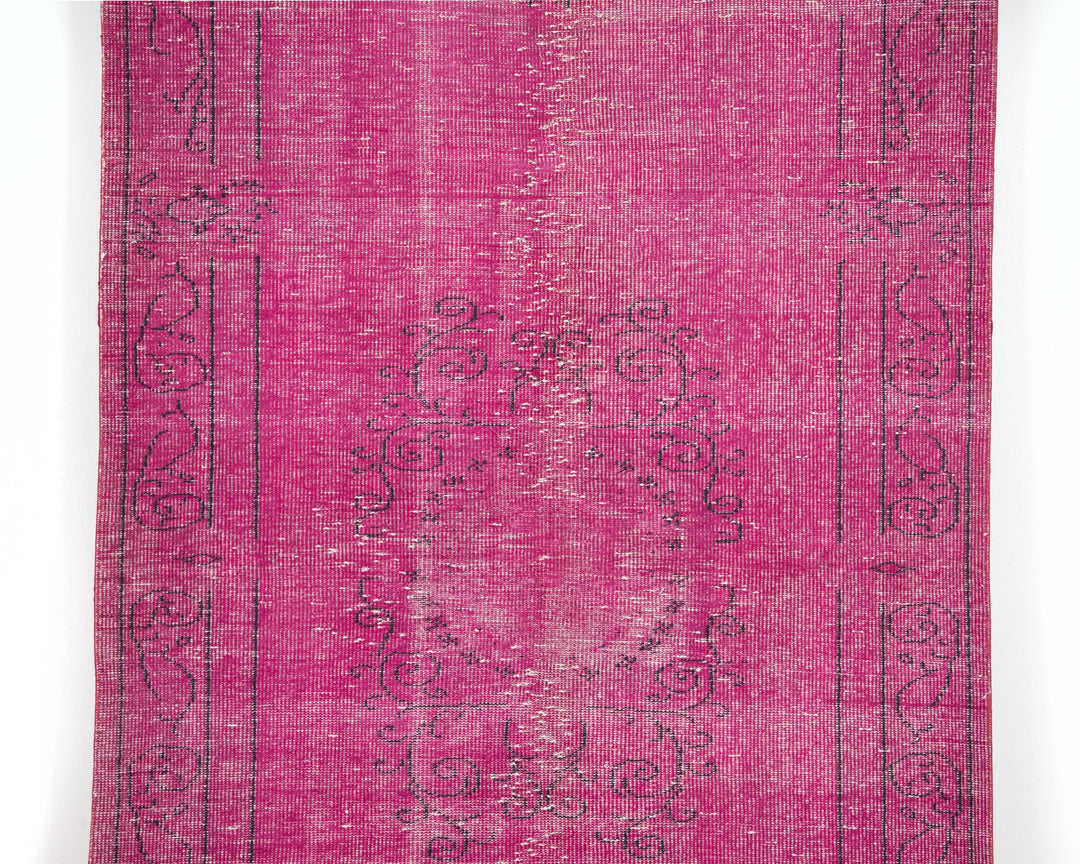 Pink Vintage Turkish Rug 5' 4" x 8' 4" | No. VR99578