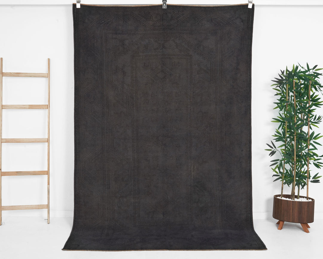 Gray Oushak Rug 5' 1" x 8' | No. VR93397