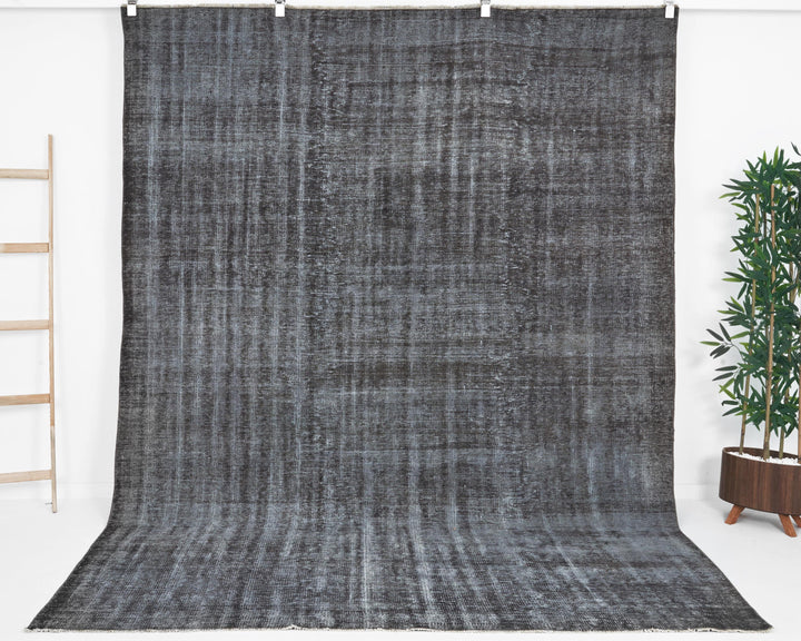 Gray Oushak Rug 6' 11" x 9' 10" | No. VR12726