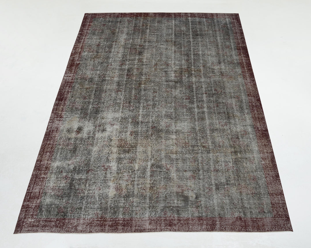 Gray Oushak Rug 7' 11" x 11' | No. VR23761