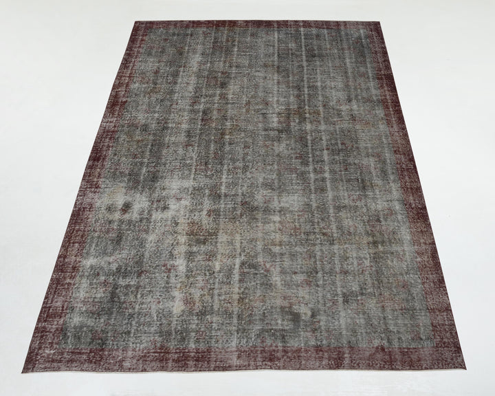 Gray Oushak Rug 7' 11" x 11' | No. VR23761