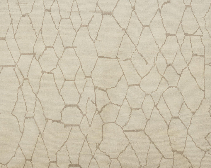 Beige Oushak Rug 9' x 12' 6" | No. VR43598