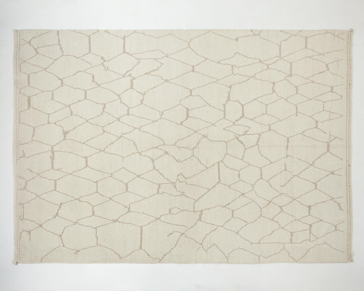 Beige Oushak Rug 9' x 12' 6" | No. VR43598