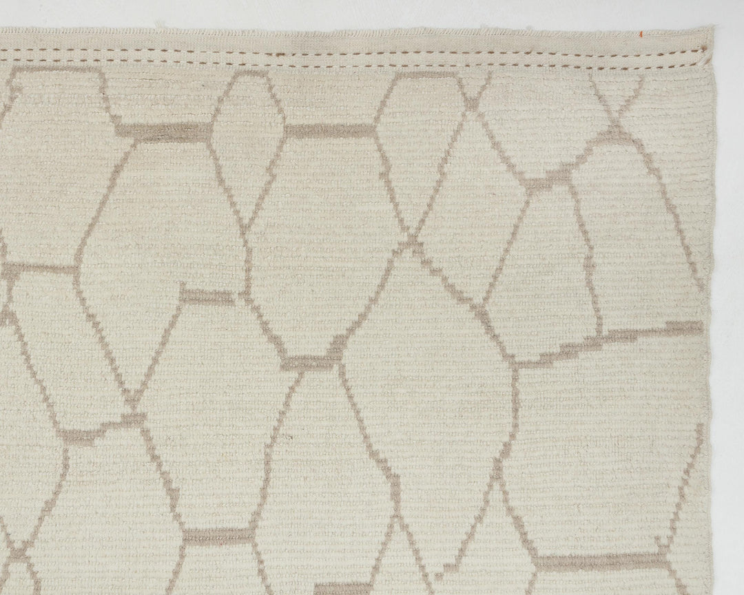 Beige Oushak Rug 9' x 12' 6" | No. VR43598