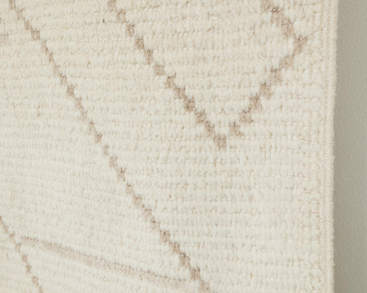 Beige Oushak Rug 6' 9" x 10' | No. VR85509