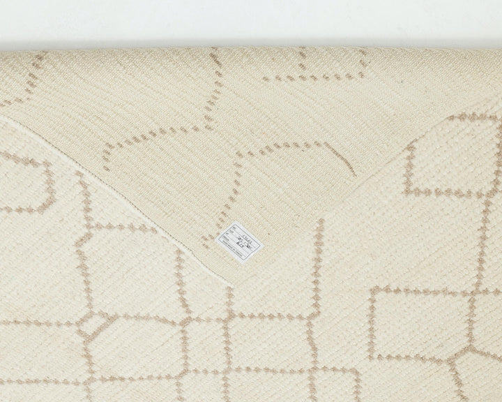 Beige Oushak Rug 6' 9" x 10' | No. VR85509