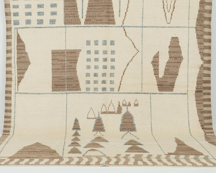 Neutral Oushak Rug 7' x 10' | No. VR29633