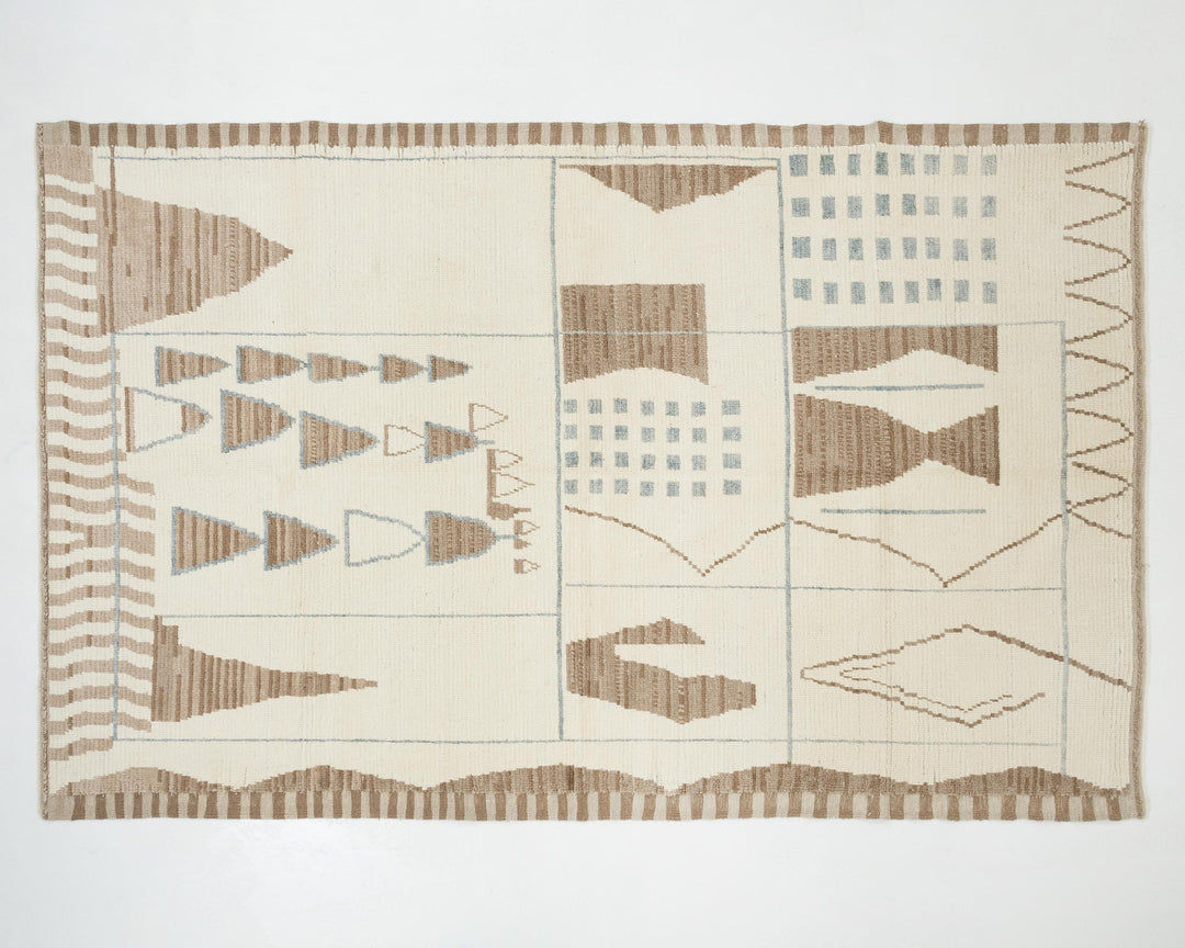 Neutral Oushak Rug 7' x 10' | No. VR29633