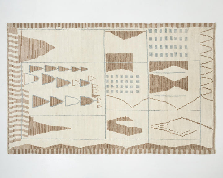 Neutral Oushak Rug 7' x 10' | No. VR29633