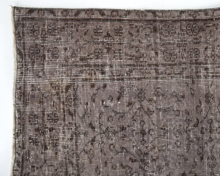 Gray Oushak Rug 8' 10" x 5' 4" | No. VR35693