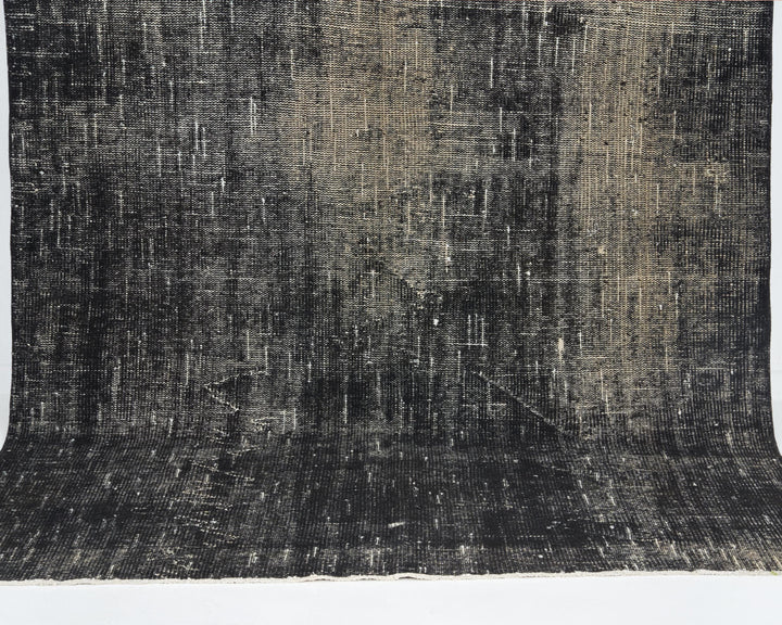 Black Vintage Turkish Rug 9' 2" x 5' 4" | No. VR47166