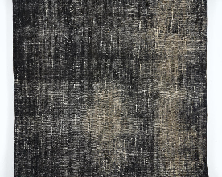 Black Vintage Turkish Rug 9' 2" x 5' 4" | No. VR47166
