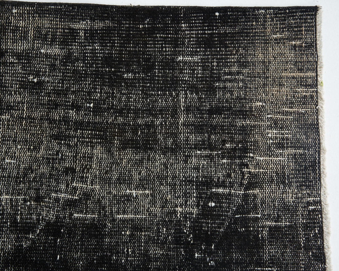 Black Vintage Turkish Rug 9' 2" x 5' 4" | No. VR47166