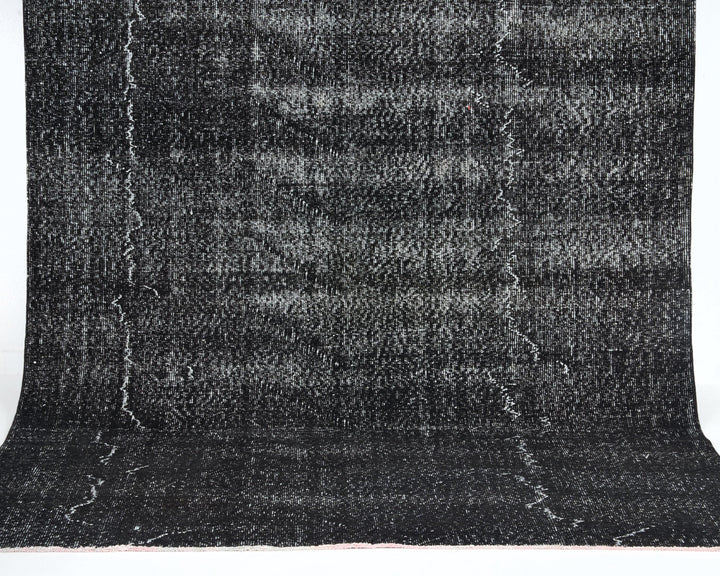 Black Oushak Rug 9' 4" x 5' 7" | No. VR62908