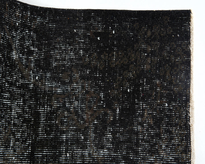 Black Vintage Turkish Rug 6' x 7' 9" | No. VR48579