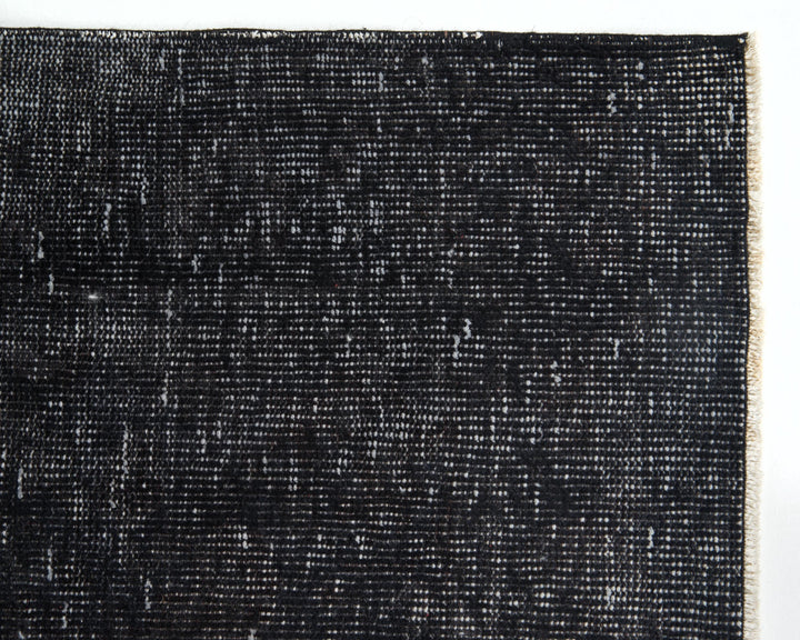 Black Oushak Rug 4' 8" x 8' 5" | No. VR45808