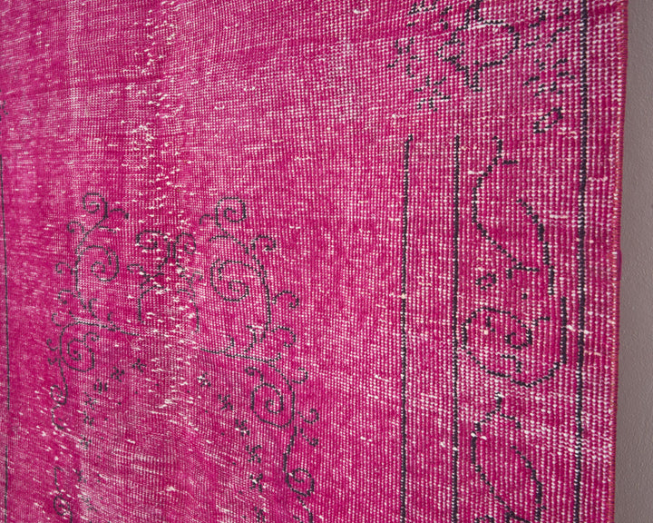 Pink Vintage Turkish Rug 5' 4" x 8' 4" | No. VR99578