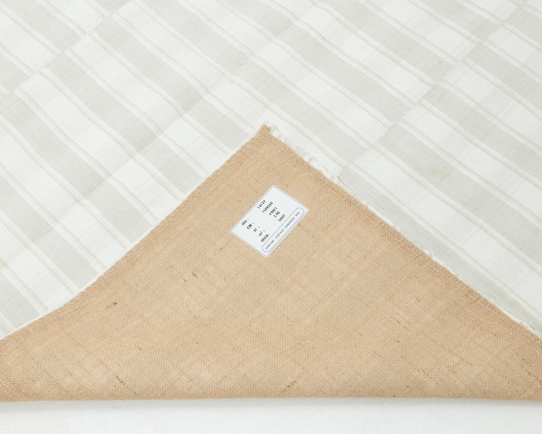 Neutral Kilim Rug 4' 11" x 8' 6" | No. VR59802