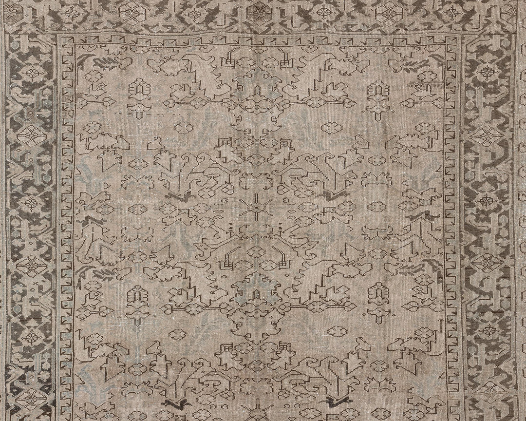 Neutral Oushak Rug 7' 10" x 11' 2" | No. VR35550