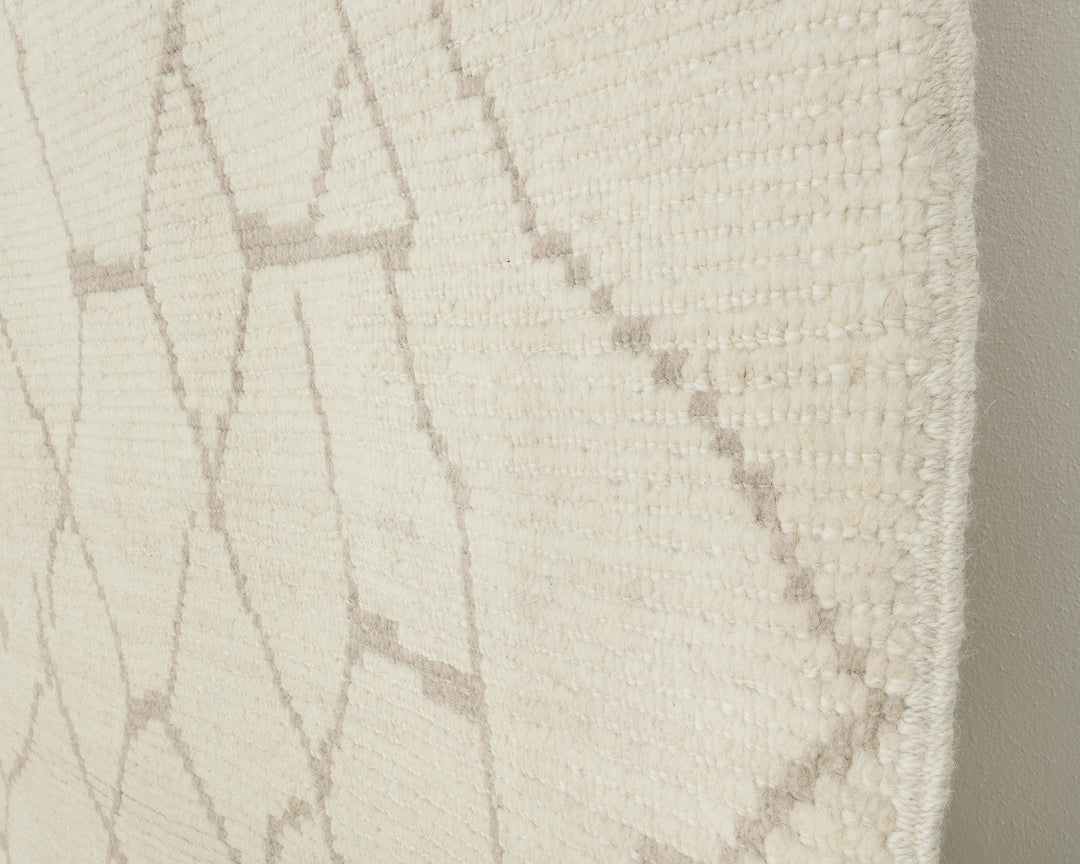 Beige Oushak Rug 9' x 12' 6" | No. VR43598