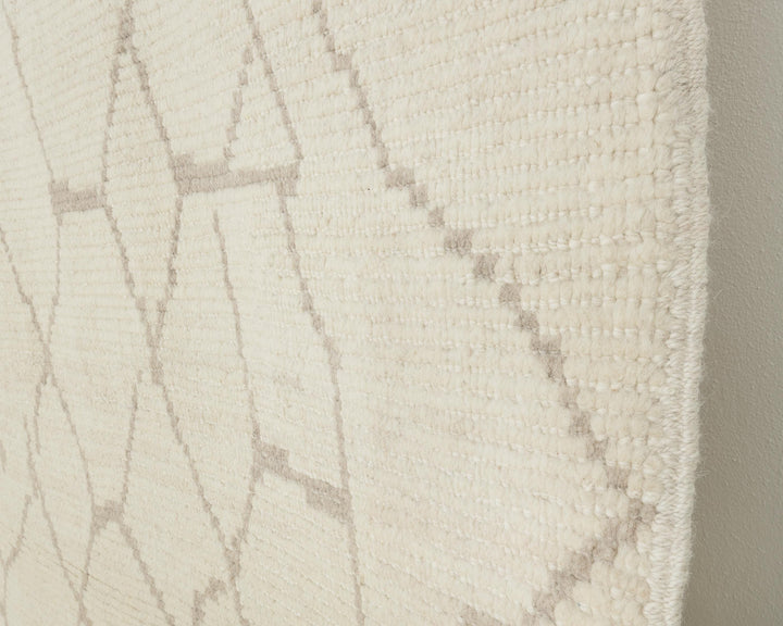 Beige Oushak Rug 9' x 12' 6" | No. VR43598