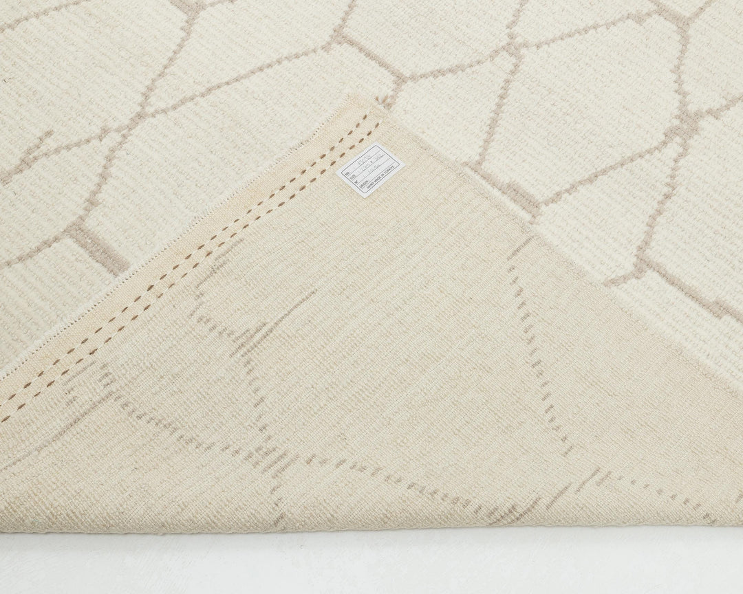 Beige Oushak Rug 9' x 12' 6" | No. VR43598