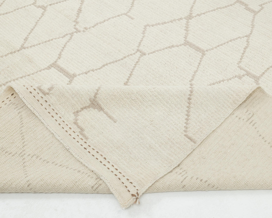 Beige Oushak Rug 9' x 12' 6" | No. VR43598