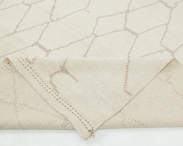 Beige Oushak Rug 9' x 12' 6" | No. VR43598