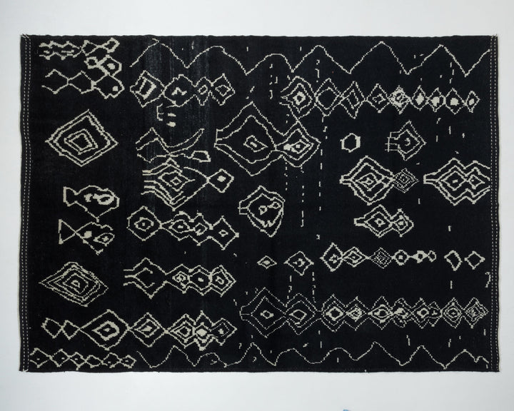 Ivory Oushak Rug 8' x 11' | No. VR98856