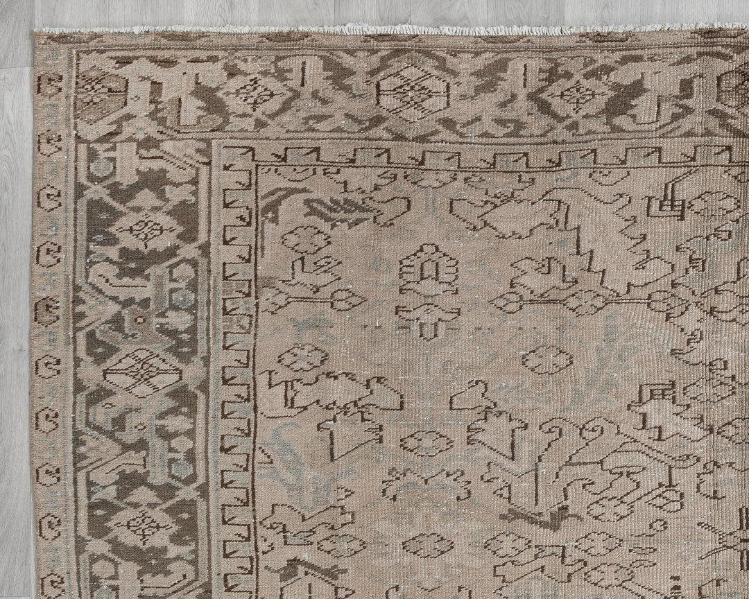 Neutral Oushak Rug 7' 10" x 11' 2" | No. VR35550