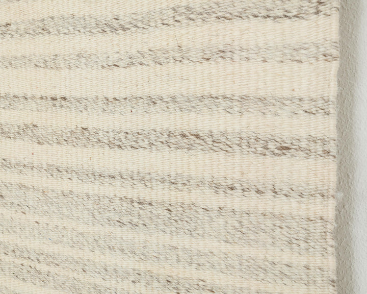 Beige Turkish Kilim Rug 10' 1" x 13' 4" Flat-Weave close-up