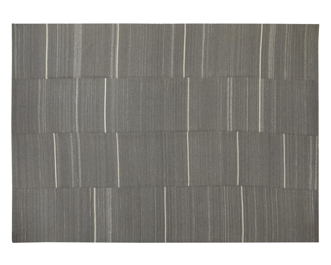 Gray Kilim Rug 9' 5" x 12' 10" | No. VR64987