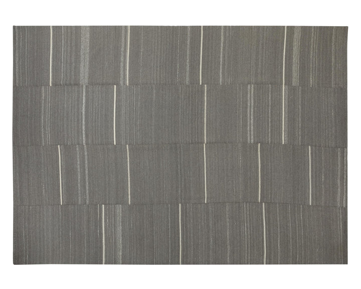 Gray Kilim Rug 9' 5" x 12' 10" | No. VR64987