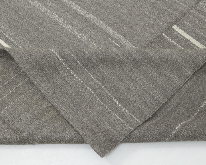 Gray Kilim Rug 9' 5" x 12' 10" | No. VR64987