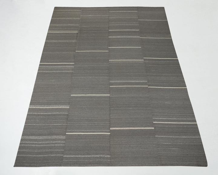 Gray Kilim Rug 9' 5" x 13' 2" | No. VR91887