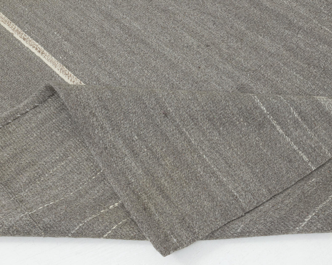 Gray Kilim Rug 9' 5" x 13' 2" | No. VR91887