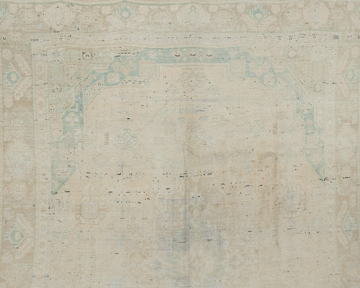 Beige Oushak Rug 9' 6" x 12' 2" | No. VR57867