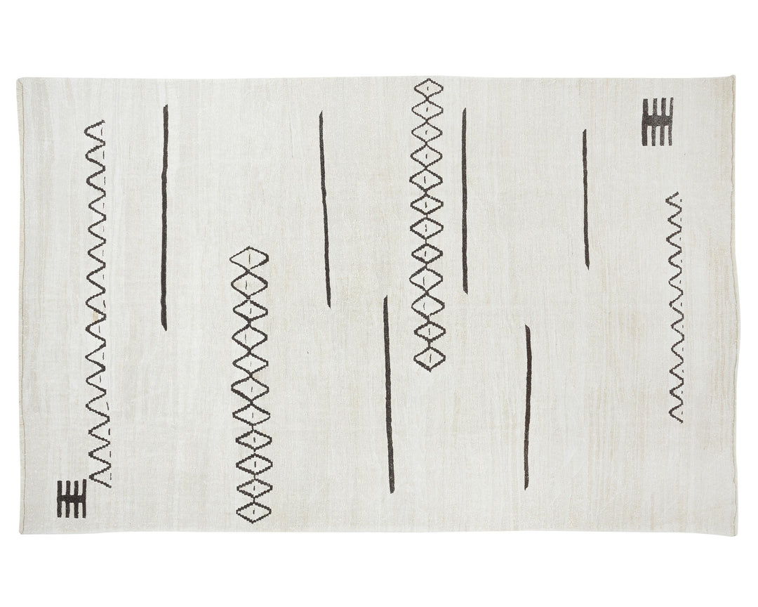 White Kilim Rug 8' x 12' 4" | No. VR41784