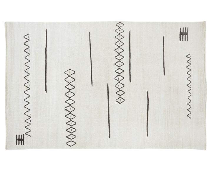 White Kilim Rug 8' x 12' 4" | No. VR41784