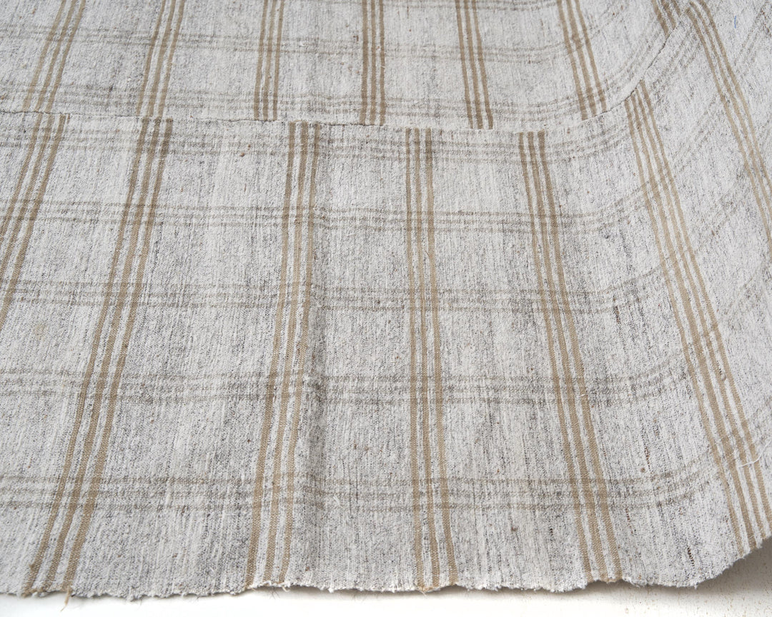 Gray Kilim Rug 6' 4" x 9' 10" | No. VR18451