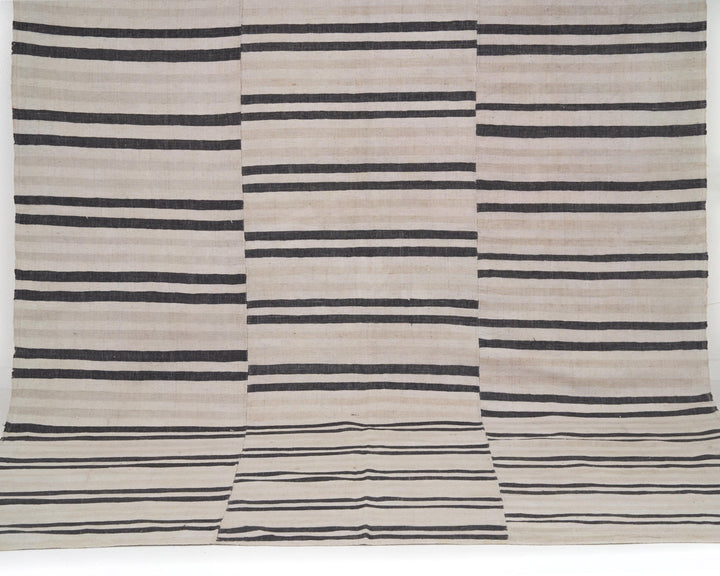 Neutral Kilim Rug 6' 2" x 9' 6" | No. VR18184