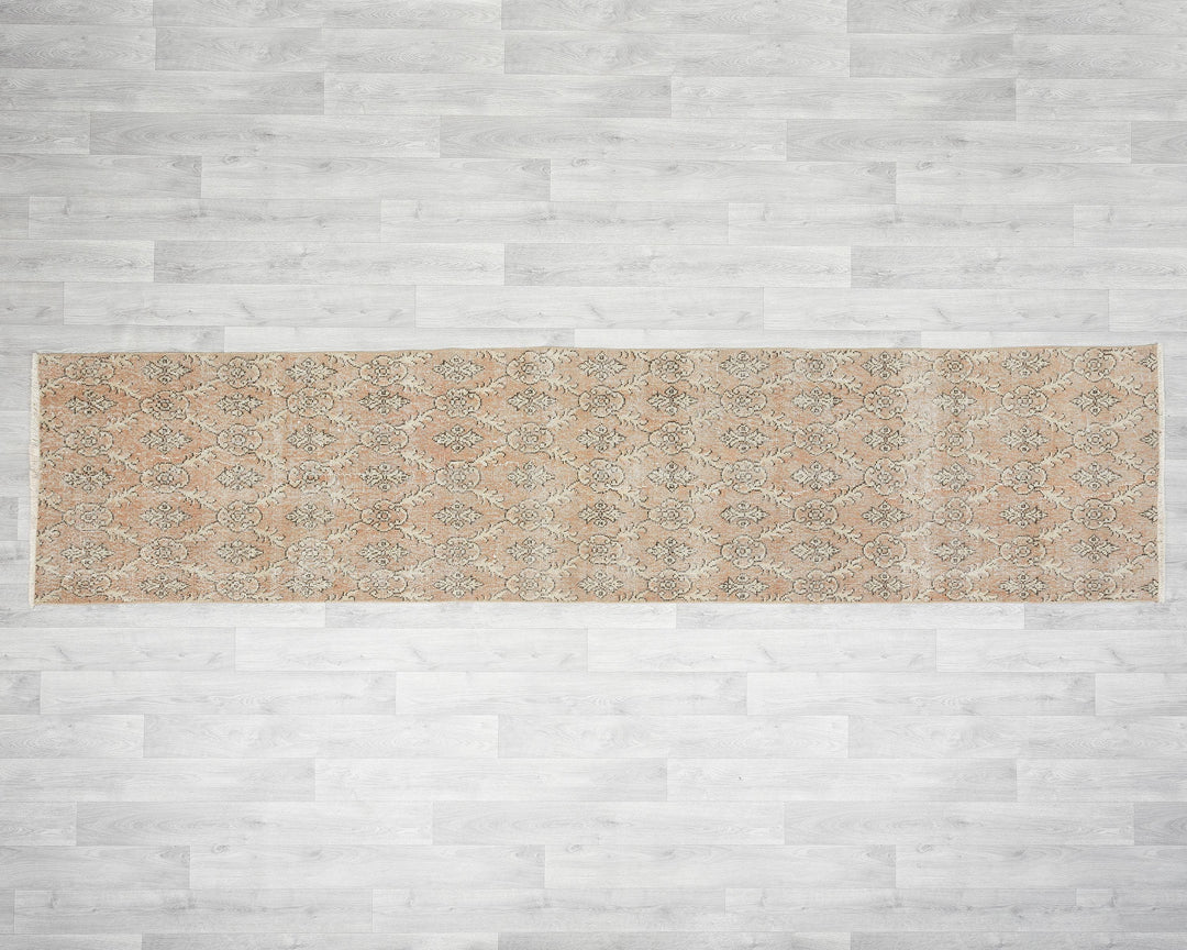 Orange Runner Rug 10' 10" x 2' 6" | No. VR30838