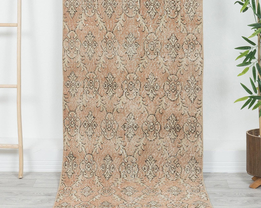 Orange Runner Rug 10' 10" x 2' 6" | No. VR30838